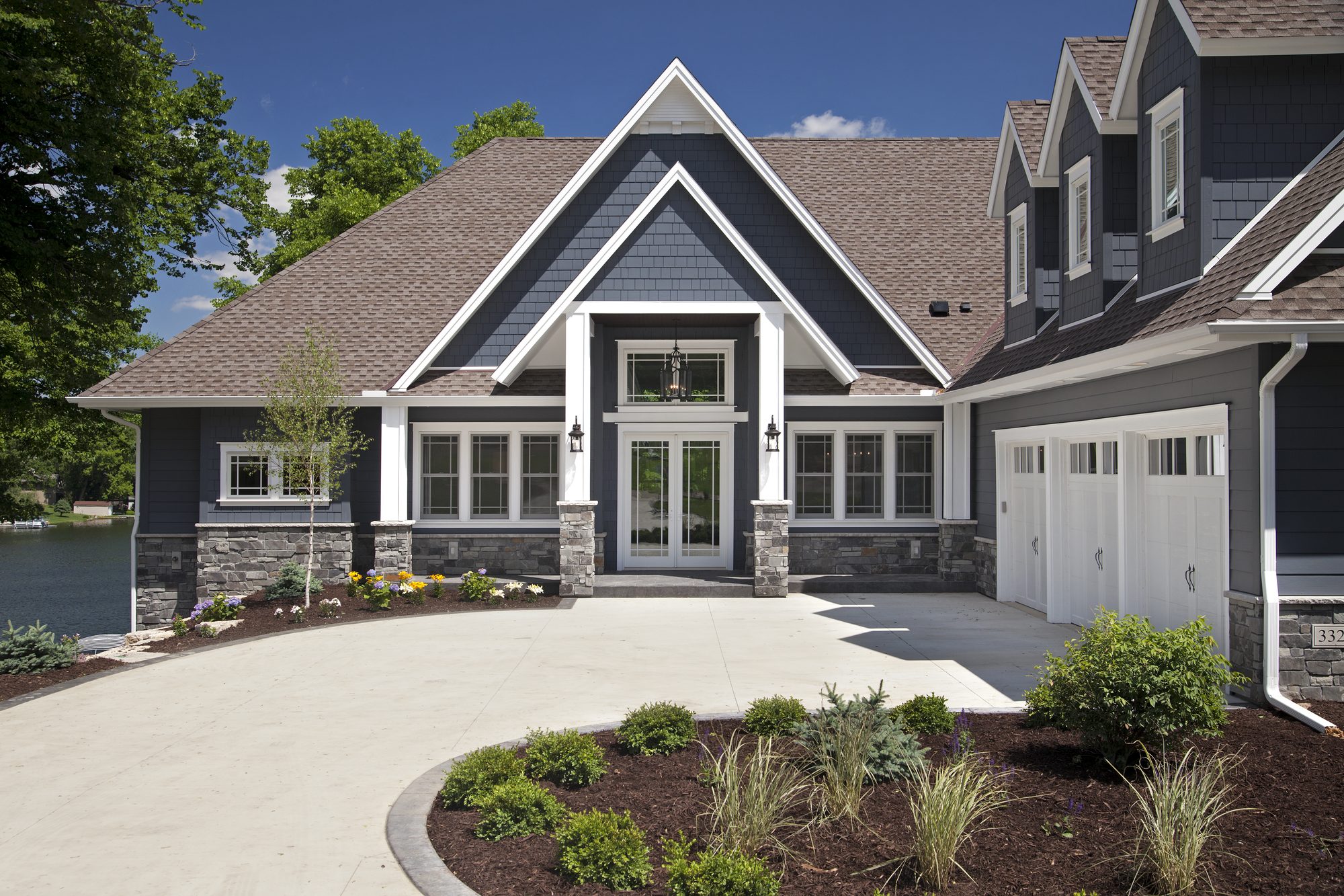 Luxury house exterior